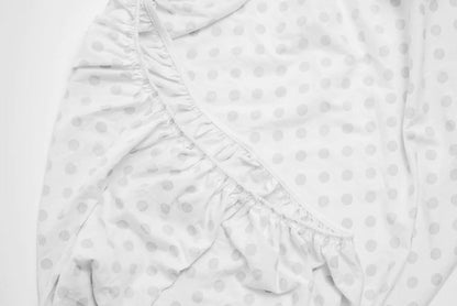 Nodnal Co. Bassinet Fitted Sheets, 3-Pack Gray Cotton Covers (photo 4)