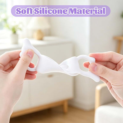 Mvelwodx 3 Pcs Silicone Bottle Handles For Nursh And Square Bottles (photo 3)