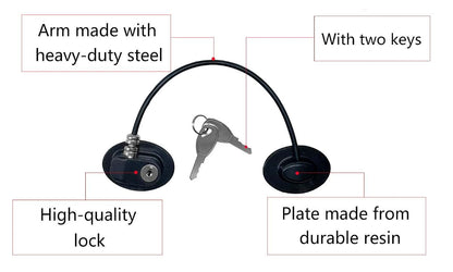 Door and Cabinet Lock Set for Household Security - REZIPO