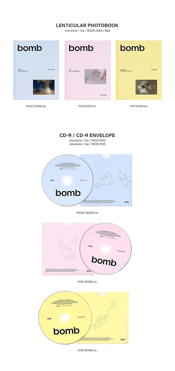 Valueflag ILLIT Bomb 3rd Mini Album Standard 3 Version Set (photo 3)