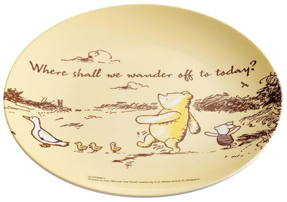 Skater MPL20P-A Melamine Plate 7.9 Inch Disney Winnie the Pooh Classic
