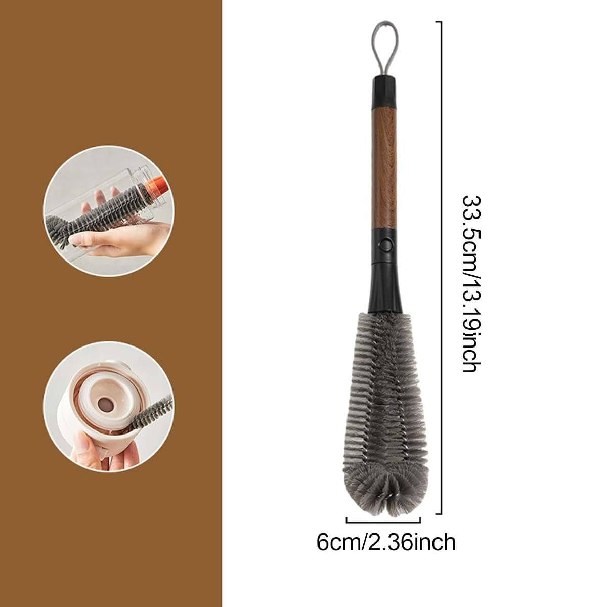 ＫＬＫＣＭＳ Blender Cleaning Brush Bottle Brush, Versatile, Reusable Bottle Cleaner for Electric Kettle, Kitchen Appliance (photo 3)