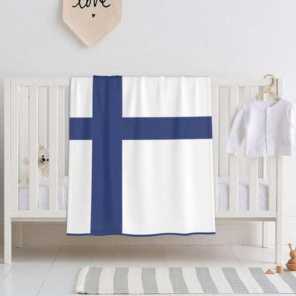 WZYCWB Finnish Flag Super Soft Baby Blanket, 30 x 40 Inch