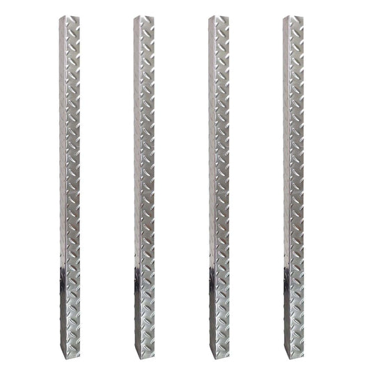 BabyOneStop Stainless Steel Corner Guard 4-Pack, 48-Inch Wall Edge Protector