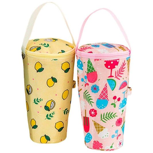 Vobumix Insulated Bottle Bag Set - Portable Tote for Bottles and Cups