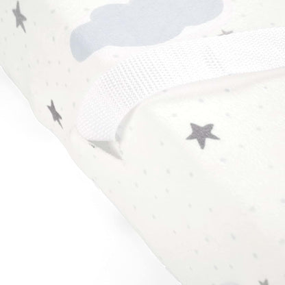 Lush Decor Goodnight Little Moon Soft And Plush Changing Pad Cover Blue (photo 3)