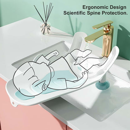 Rinse Clean Infant Sink Bather Basin for Newborn Bathing