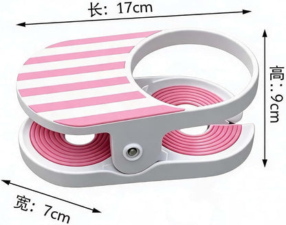 Juesensw Clip-on Beverage Holders, Set Of 3 Striped Cup Holders