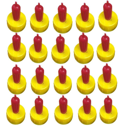 Homyl 20 Pieces Lamb Feeder Bottle Topper Feeding Milk Drinking for Sheep Supplies