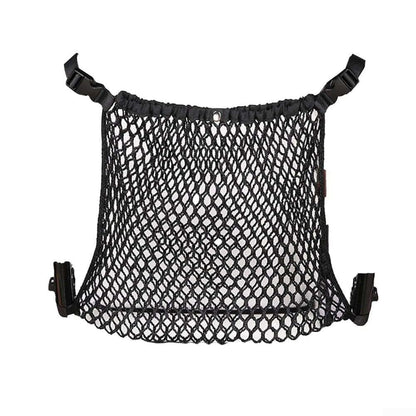 AugustknowU Large Capacity Mesh Stroller Storage Bag With Adjustable Straps