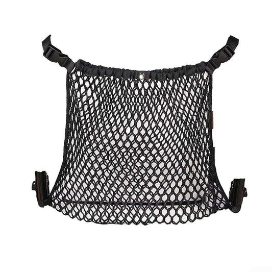 AugustknowU Large Capacity Mesh Stroller Storage Bag With Adjustable Straps