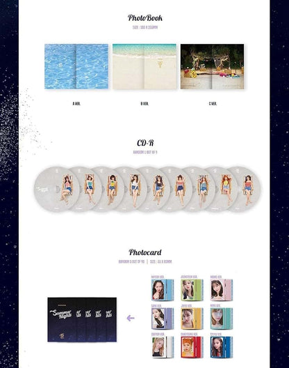 Twice - Summer Nights (2nd Special Album) Album+Extra Photocards Set (C Ver.)
