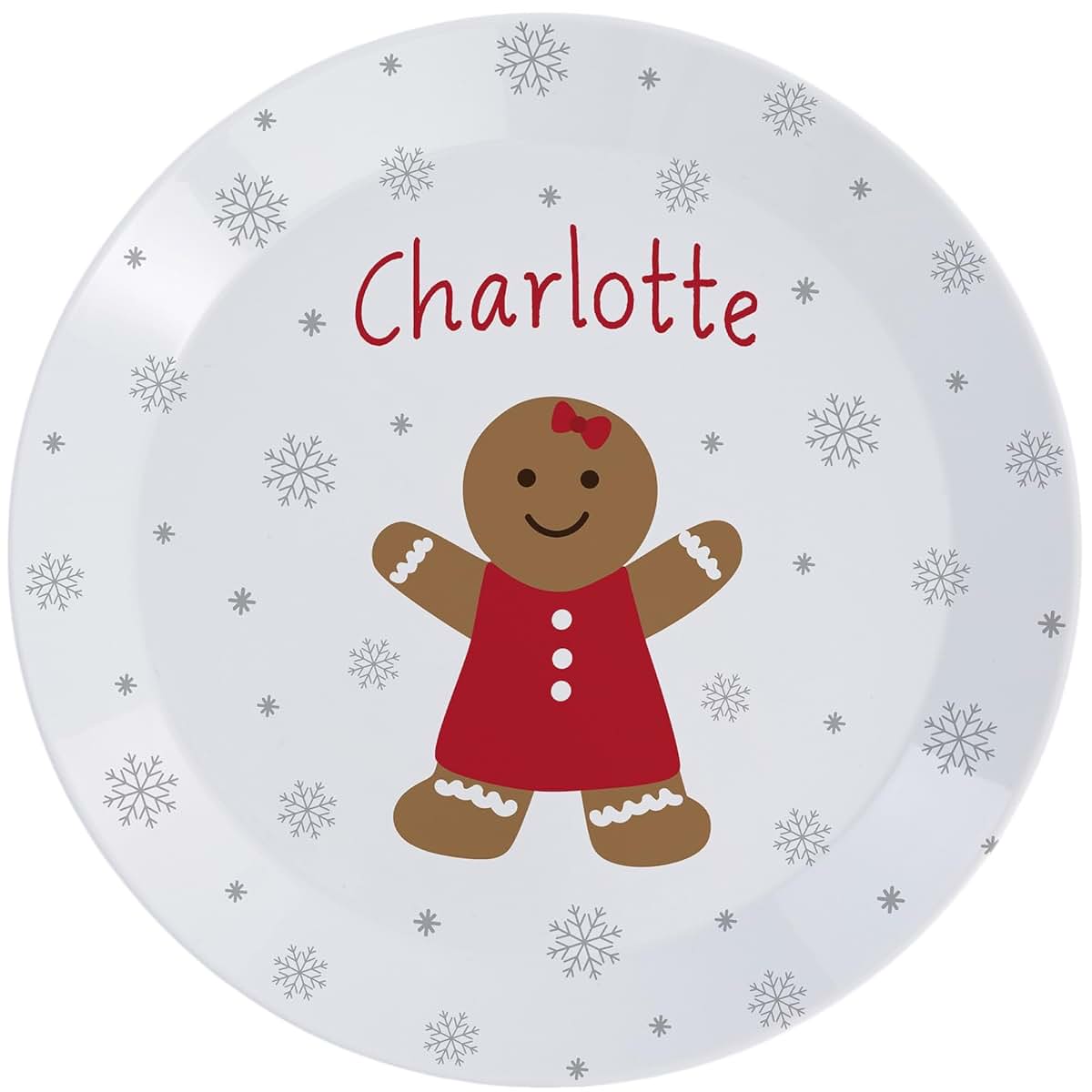 Personalization Universe Christmas Characters Personalized Kids Plate