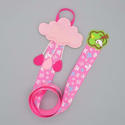 HYROOY Girls Baby Ribbon Hanging Hair Bow Headband Clip Tassels Holder Cloth