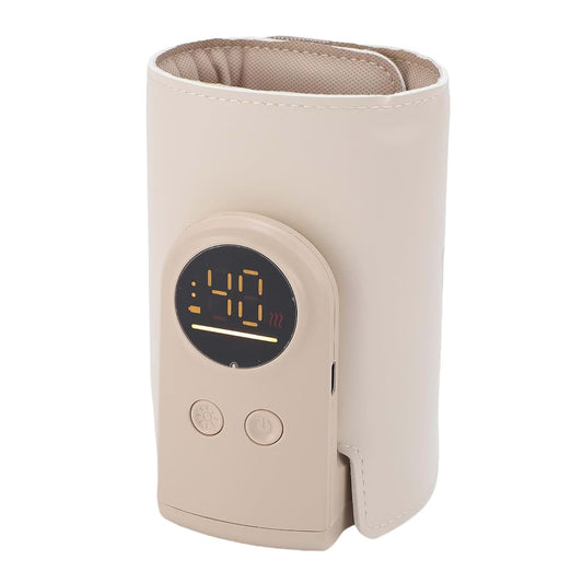 XUMIUZIY Baby Bottle Warmer, Portable Bottle Warmer with Smart Temperature Control & LED Display, Fast Heating &