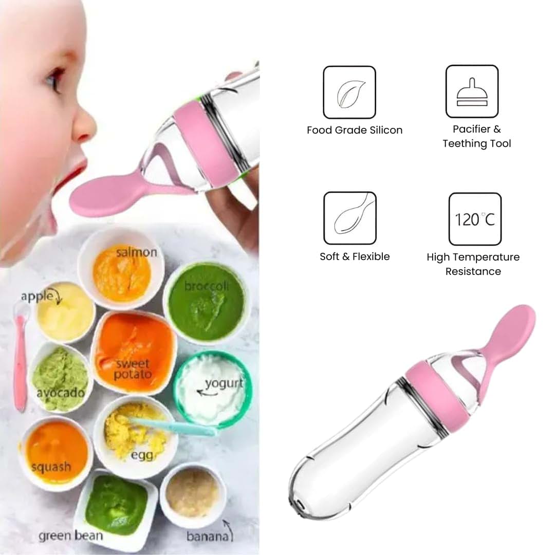The Bouncing Bow 9-Piece Silicone Baby Fruit Feeder & Pacifier Set - Includes 2 Pacifiers, 1 Feeder Spoon, 6 (photo 2)