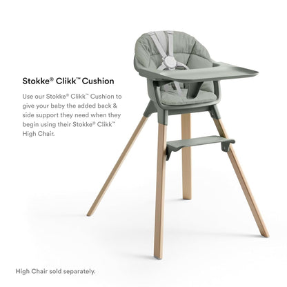 Stokke Clikk Cushion for High Chair, Organic Cotton, Recycled Fiber