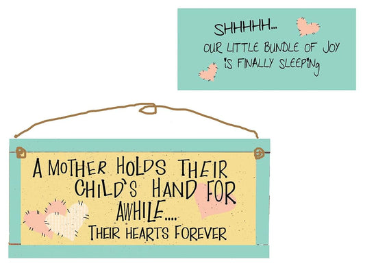 Ohio Wholesale Bundle Of Joy 2-Sided Wall Art For Nursery