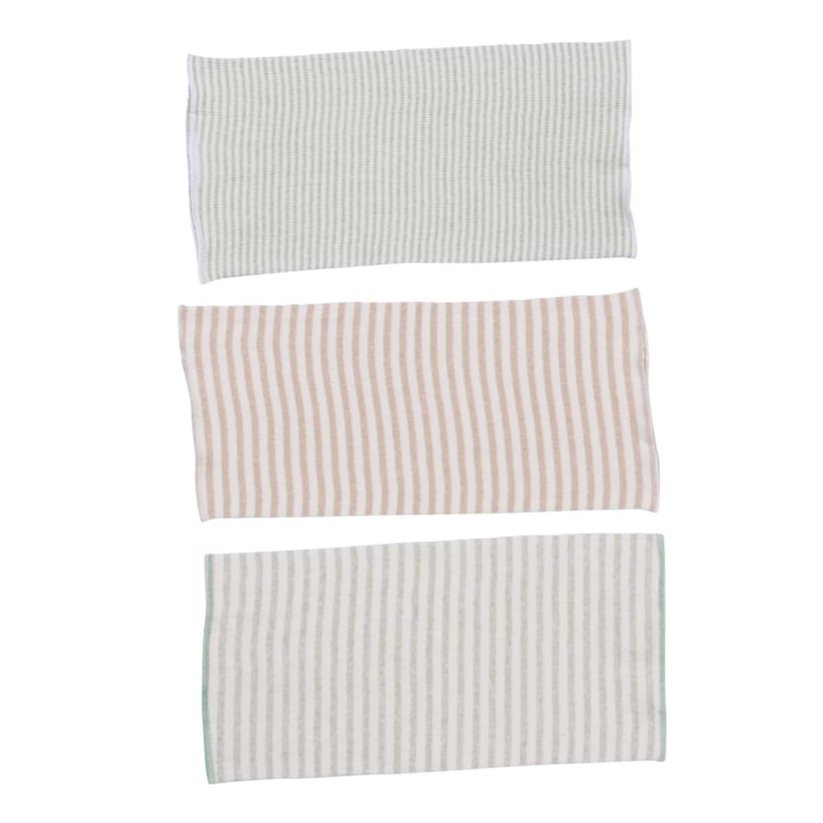 SHOWERORO 3-Pack Stripe Cotton Belly Band for Newborns, Single Layer Navel Wrap, Random Colors