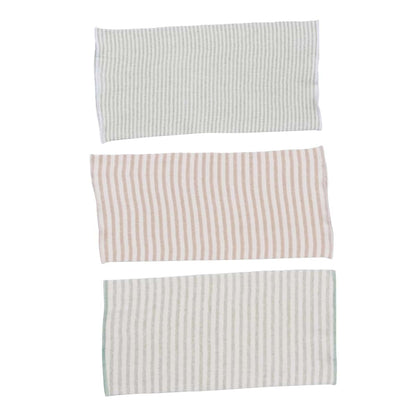 SHOWERORO 3-Pack Stripe Cotton Belly Band for Newborns, Single Layer Navel Wrap, Random Colors