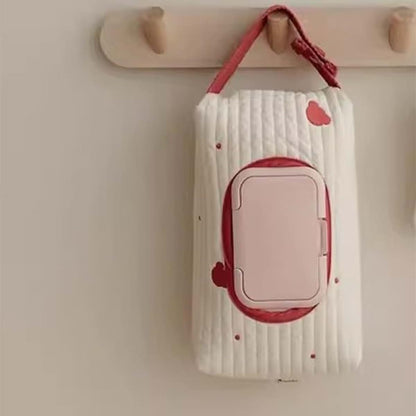 Heyzakka Practical Wet Wipe Storage Bag With Bear Embroidery (photo 4)