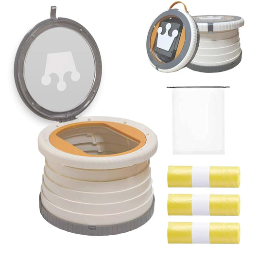 SunnySmile Portable Toilet for Kids,Portable Potty Seat for Toddler Travel,Travel Potty with Travel Bag, Applicable to
