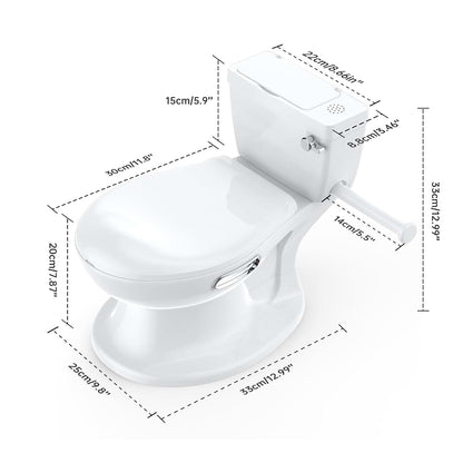 PeacefulHues 2-in-1 Toddler Potty Training Toilet, Potty Training Toilet for Toddlers, Washable Split Potty with Soft (photo 4)