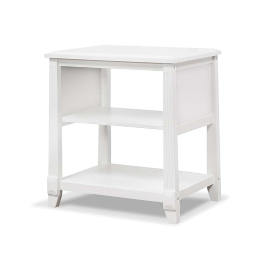 Sorelle Berkley Baby Dresser In White With Wood Top
