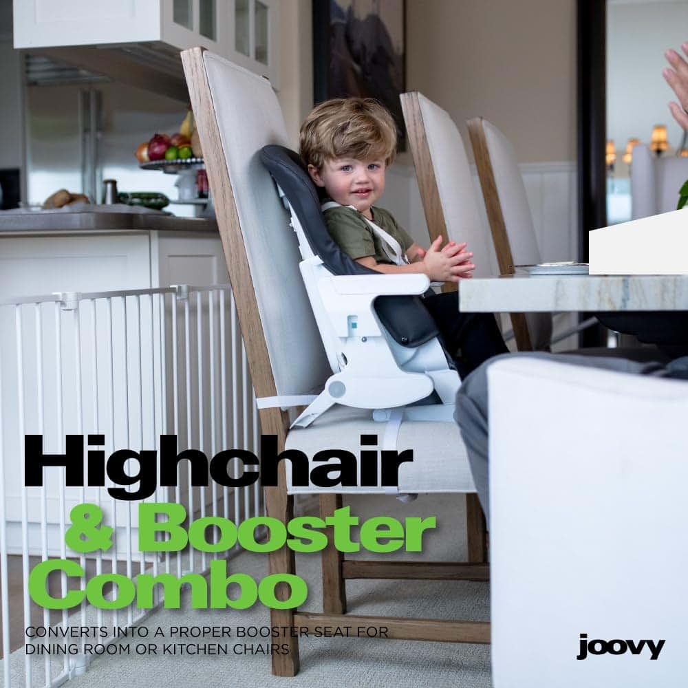 Joovy Foodoo 2-in-1 High Chair and Booster Seat in Jet
