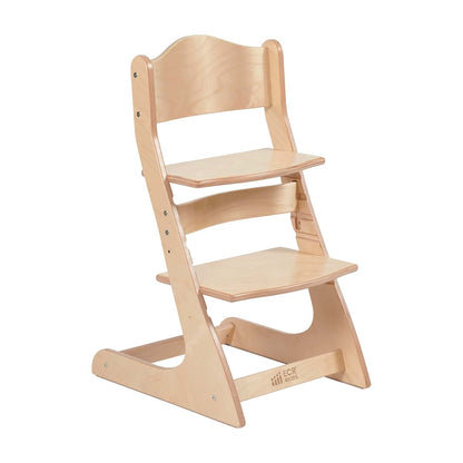 ECR4Kids Grows with Me Chair, Transitional Chair, Natural
