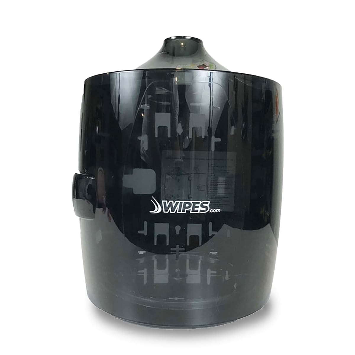 Wipes LLC Wall Mounted Wipes Dispenser - Large Roll Holder Shelf Black