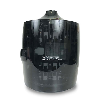 Wipes LLC Wall Mounted Wipes Dispenser - Large Roll Holder Shelf Black