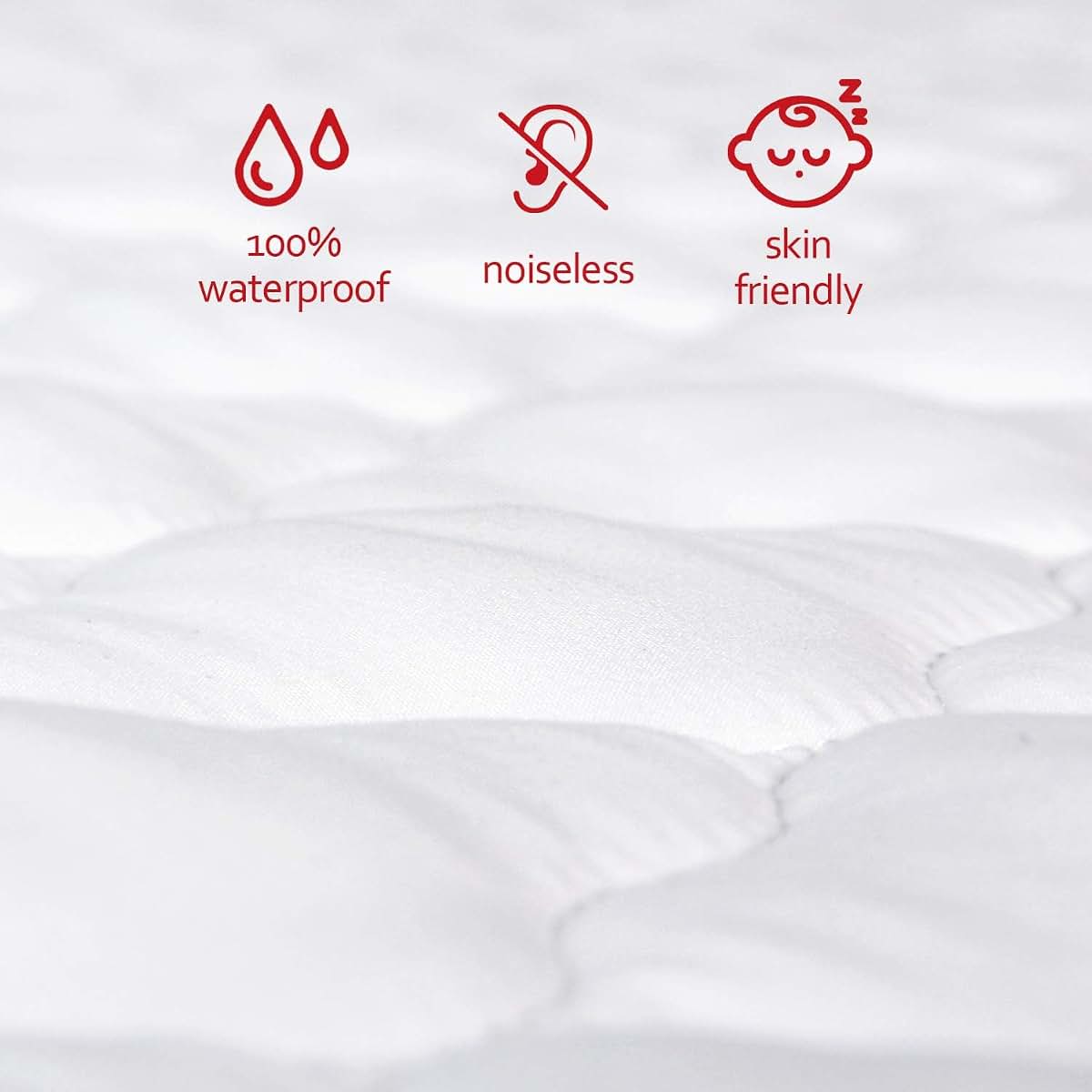 Moonsea Waterproof Crib Mattress Protector