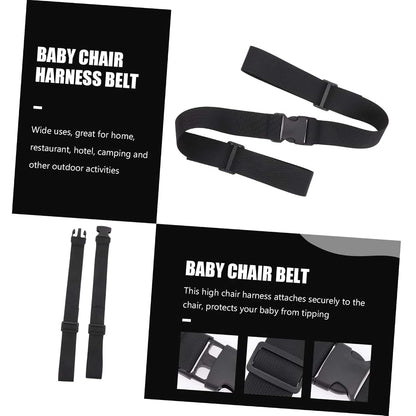 Adjustable Polyester High Chair Straps for Babies and Toddlers (3-Pack)