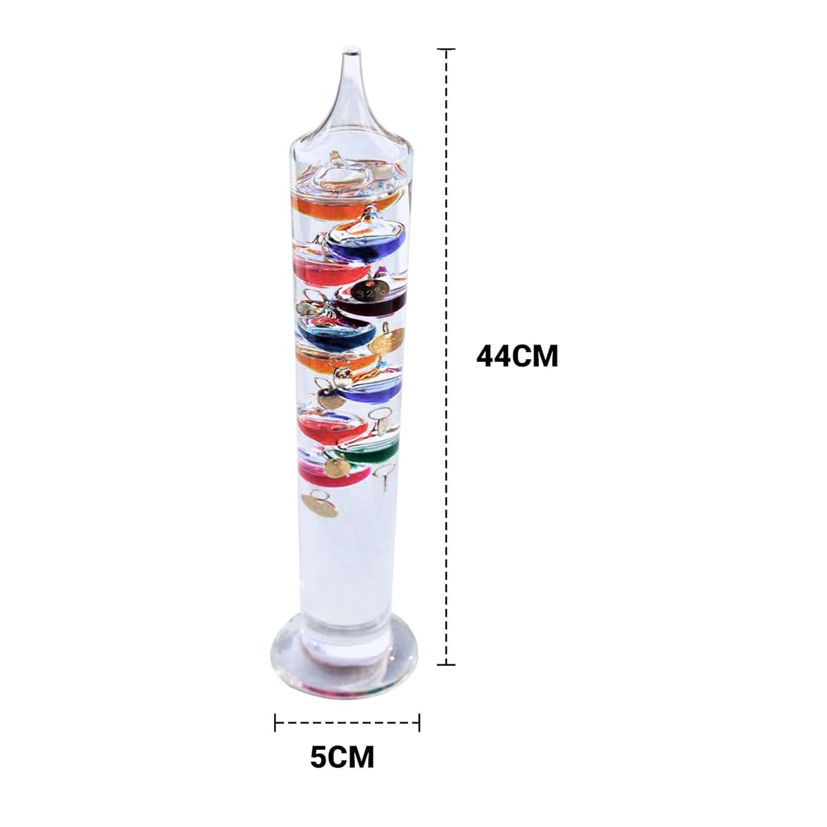 Thorness Large Free Standing Galileo Thermometer (photo 4)