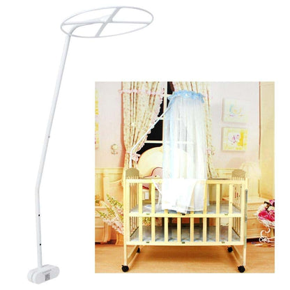 AMONIDA Crib Net Holder, White Adjustable 1.1m/3.6ft Net Stand (photo 2)