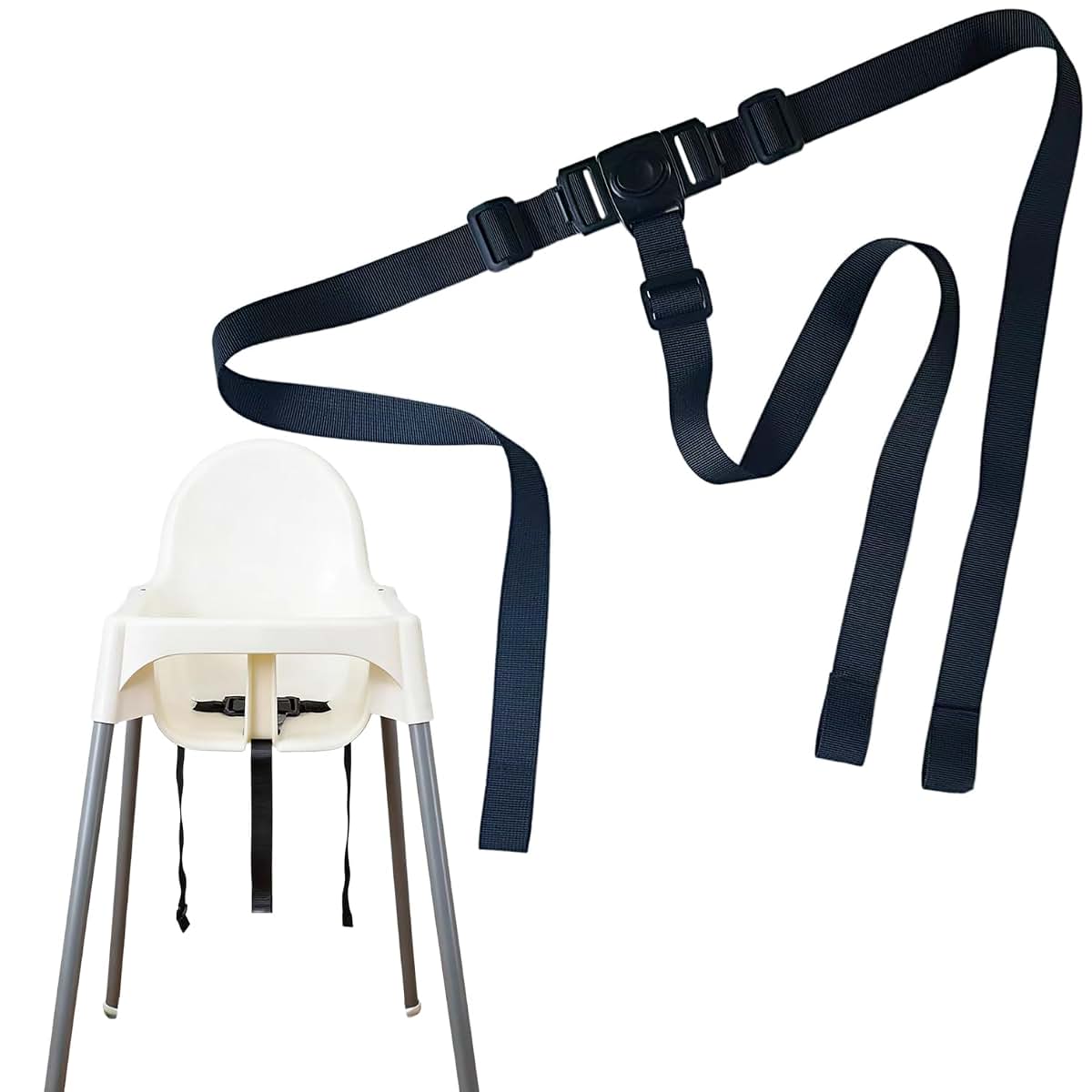 LYHHALO 3 Point High Chair Harness, Black (photo 4)