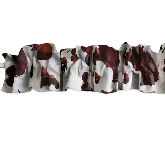 Zen Creative Designs Cotton Cow Print Window Valance