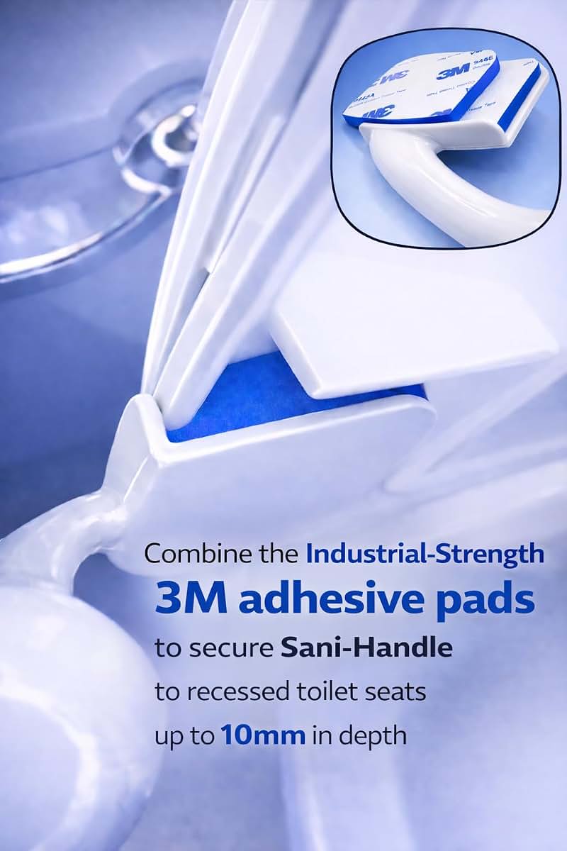 Sani-Hani Toilet Seat Lifter Handle in Yellow (photo 4)