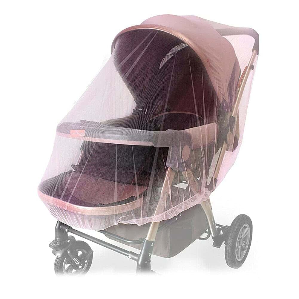 Magik Baby Mosquito Net Stroller Car Seat Insect Cover Pink 2 Pack (photo 2)