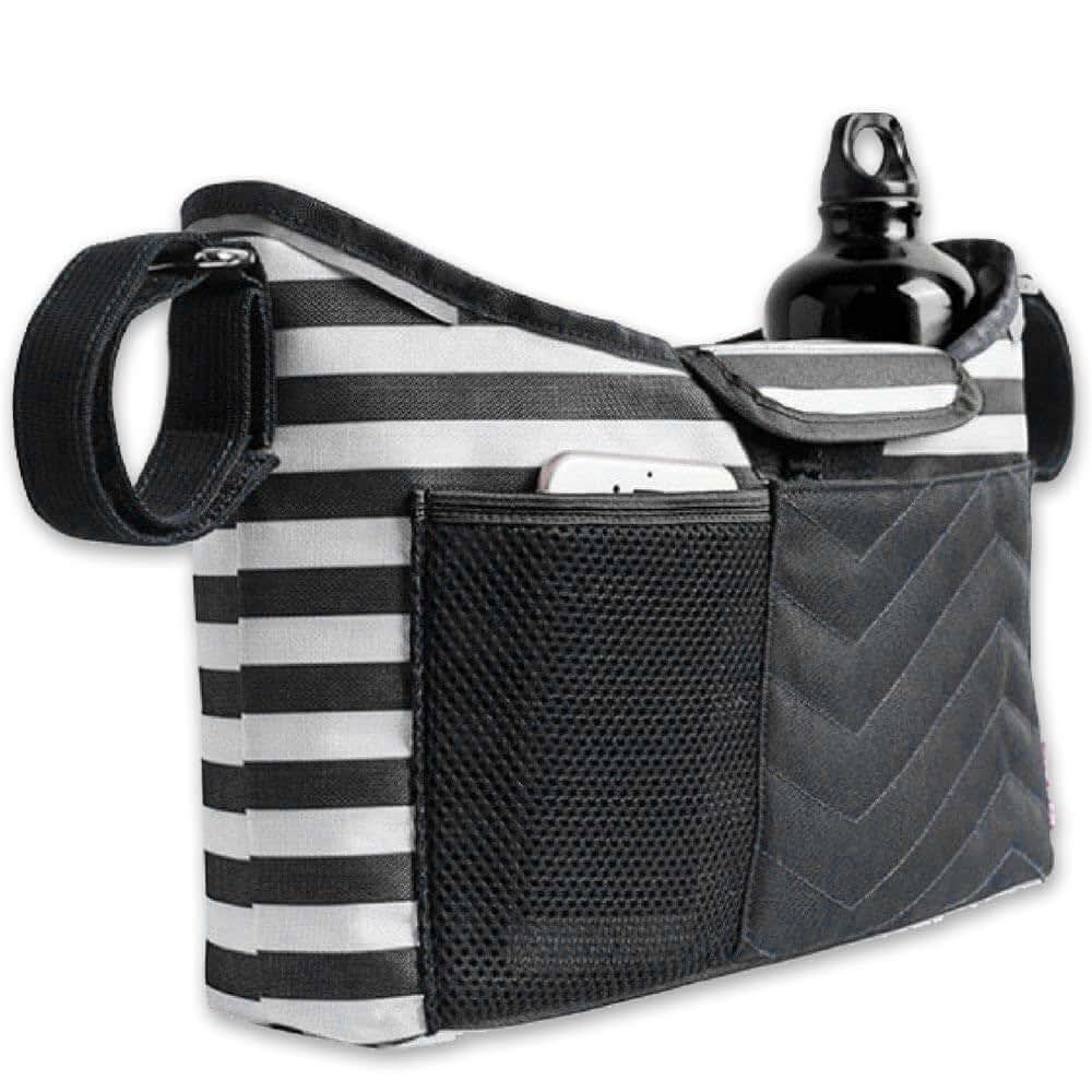W WHYSGIVING Baby Stroller Organizer Bag with Changing Pad and Cup Holders (photo 4)