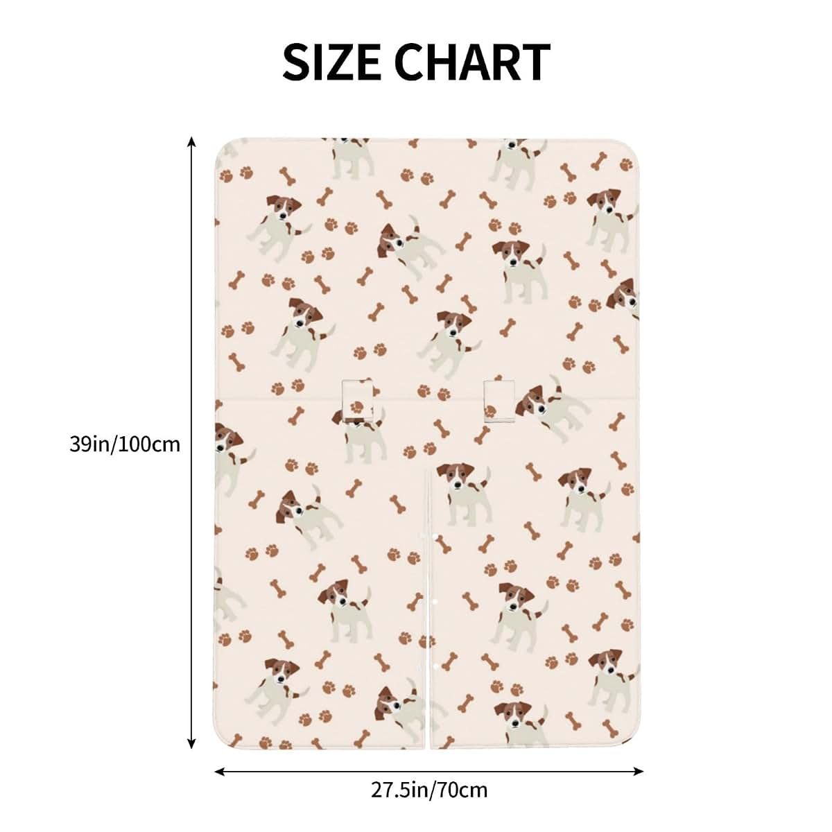 CAYKWVZ Jack Russell Terrier Pattern Baby Car Seat Canopy Cover Multi Use Shower Gift, Nursing Cover for Mom Nursing