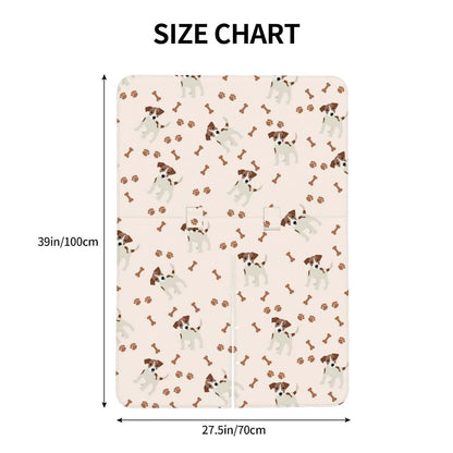 CAYKWVZ Jack Russell Terrier Pattern Baby Car Seat Canopy Cover Multi Use Shower Gift, Nursing Cover for Mom Nursing