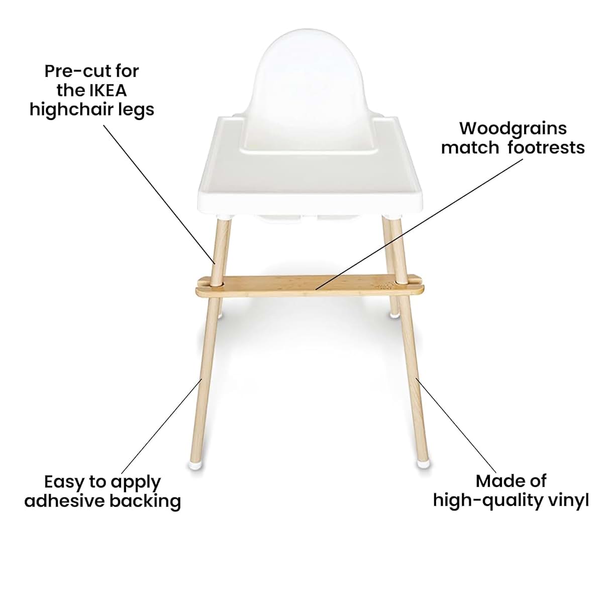 Decorative Bamboo Style Highchair Leg Wraps for Baby Accessories