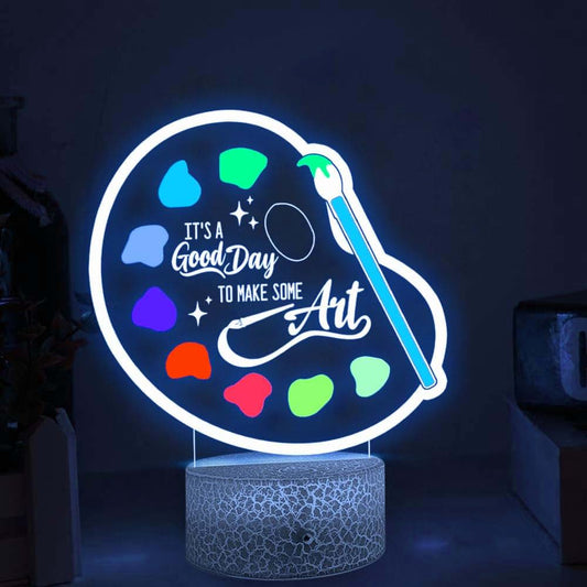 Beethis Artist Color Palette LED Night Light For Decor