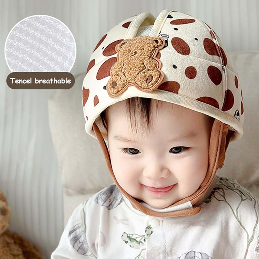 corfhy Baby Safety Helmet, Breathable Anti-Collision Infant Head Protector with Adjustable Fit