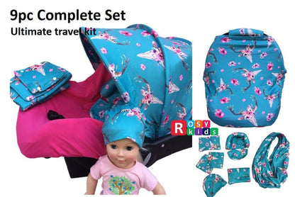 9-Piece Ultimate Infant Car Seat Protection Kit and Accessories