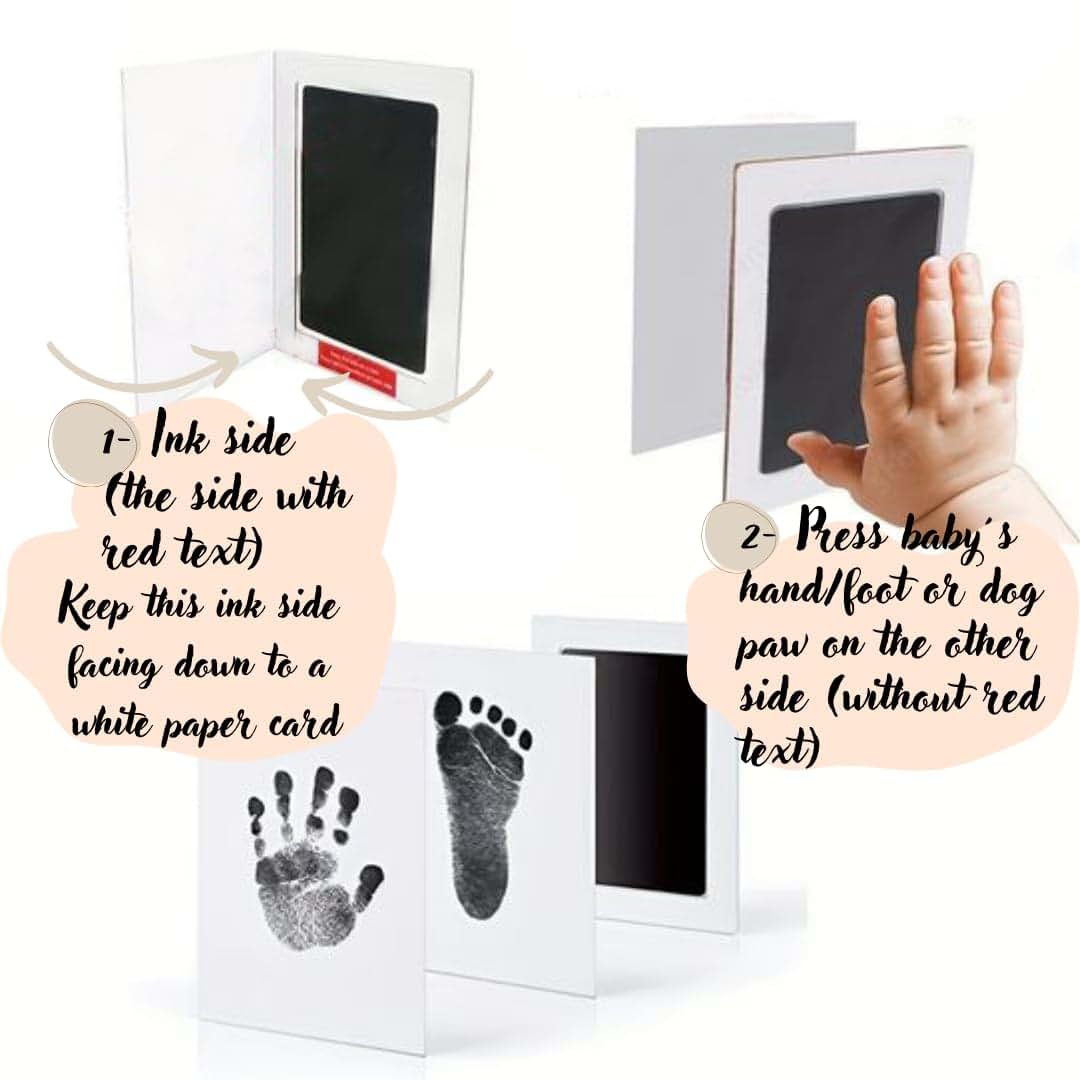 Céu Azul Inkless Ink Pad For Baby Hand Foot And Pet Paw Print Stamp Kit (photo 2)