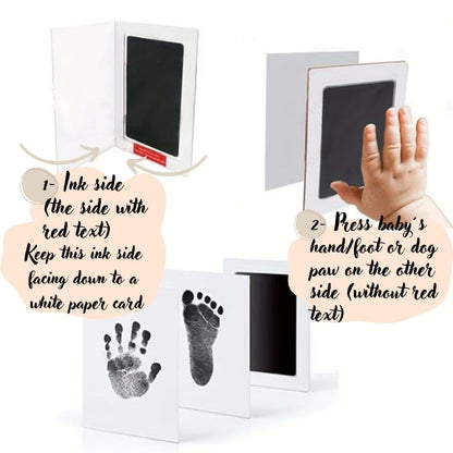 Céu Azul Inkless Ink Pad For Baby Hand Foot And Pet Paw Print Stamp Kit (photo 2)