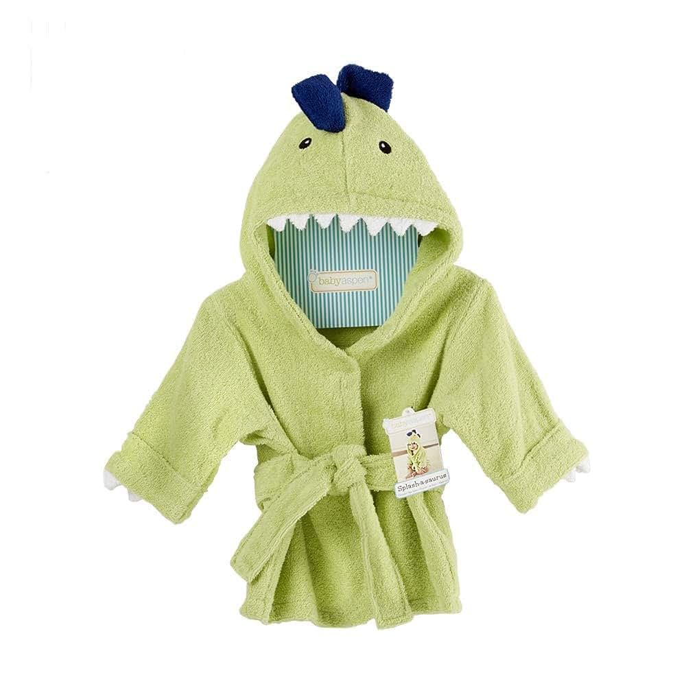 Baby Aspen Hooded Cotton Towel Robe for Babies 0-9 Months